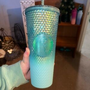 Teal Starbucks Cup